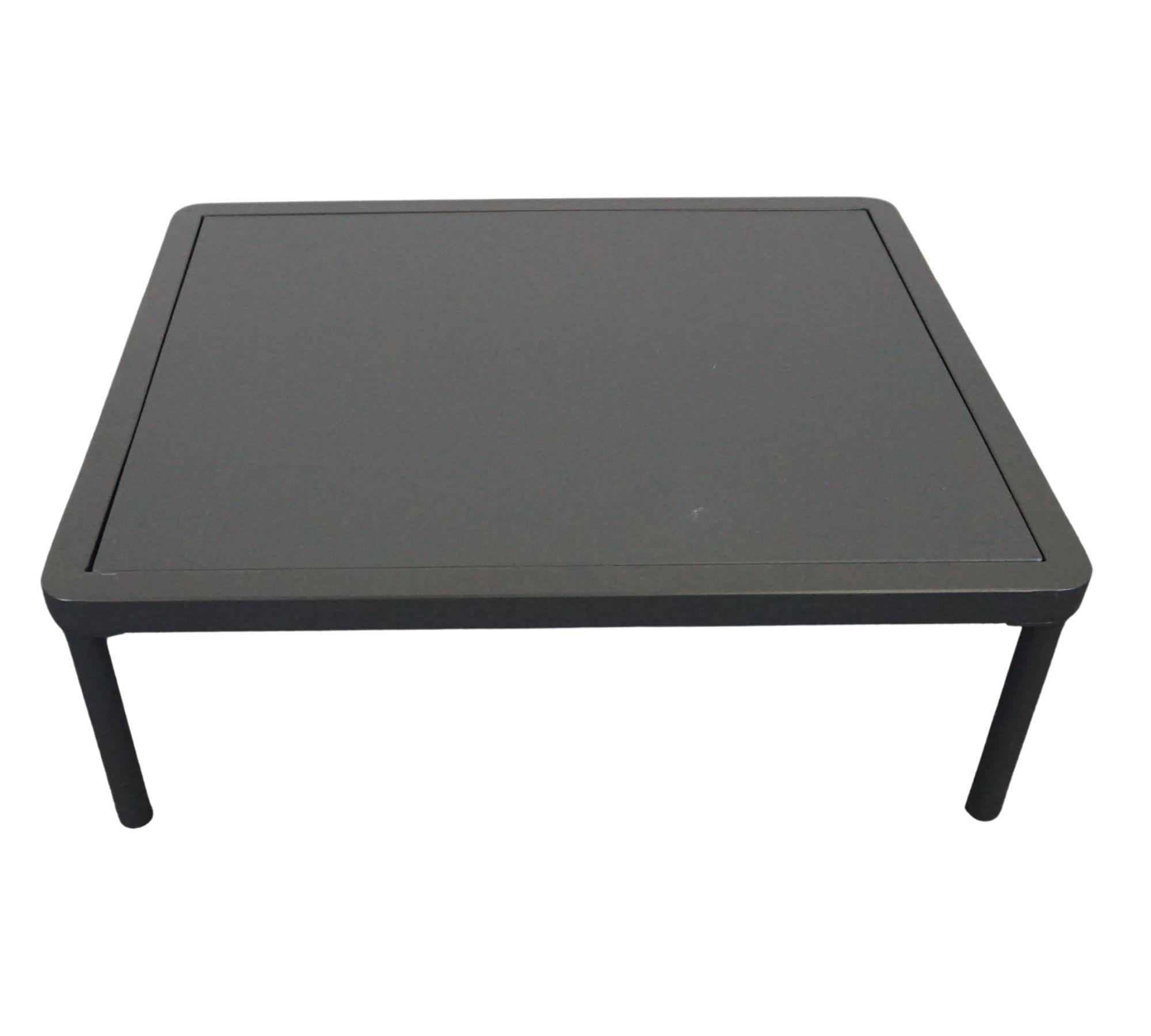 Hadley Outdoor Coffee Table Steel Anthracite 60 x 70 cm 3