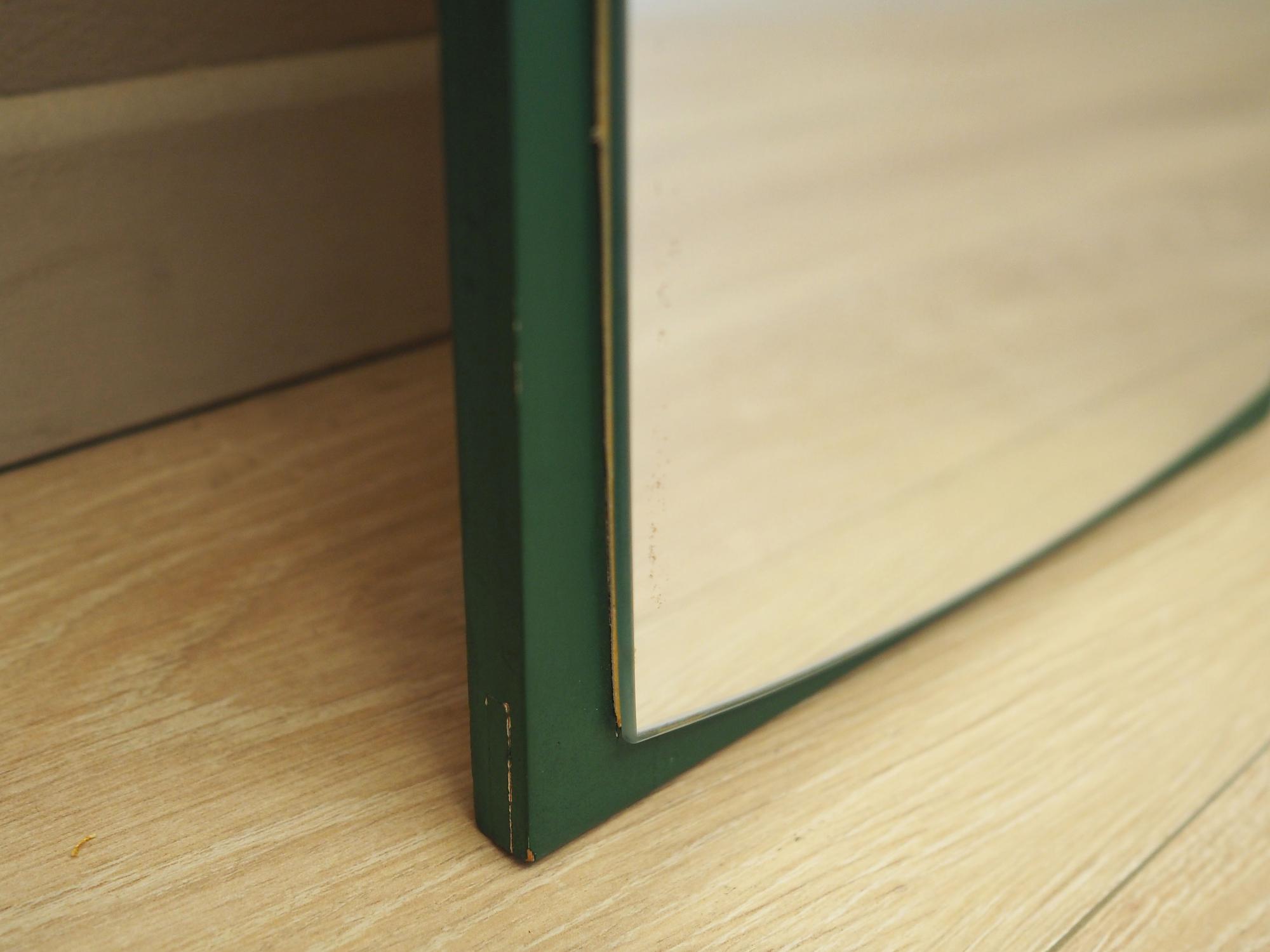 Mirror Pine wood 1970s 8