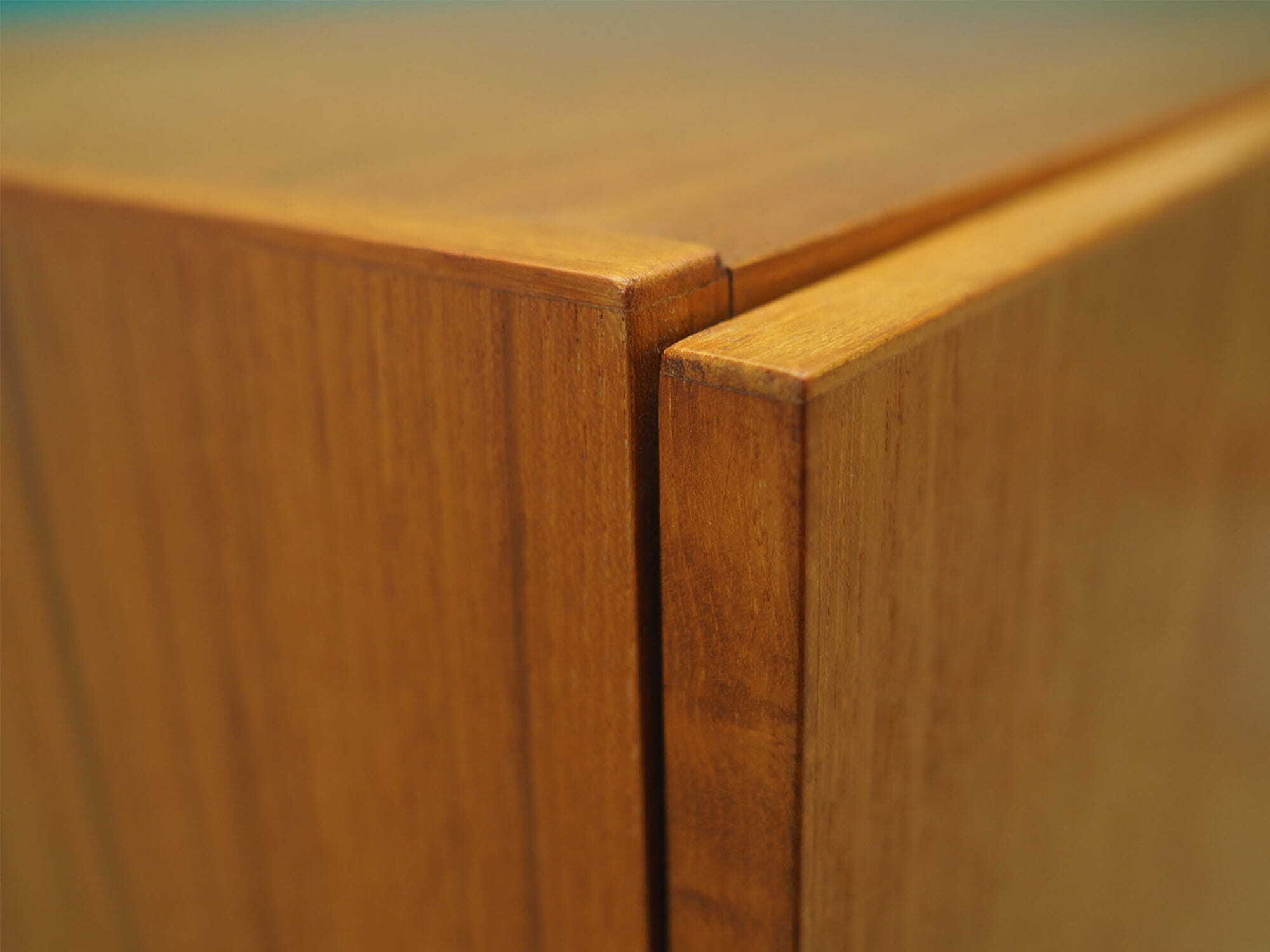 Vintage cabinet Teak brown 1970s 9