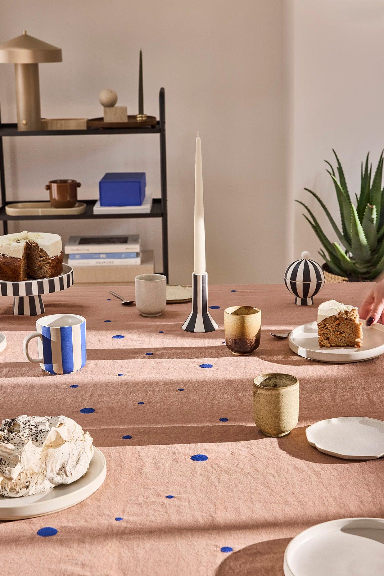 Nori Tischdecke Groß Braun 2