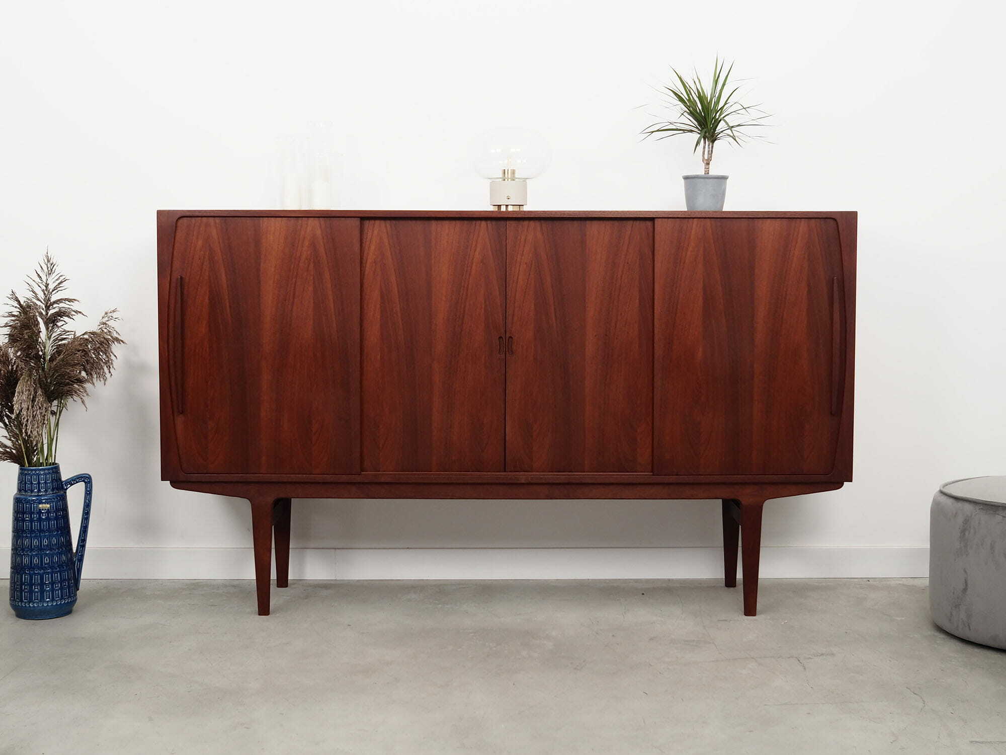 Vintage Sideboard Teak Wood Brown 1960s 1