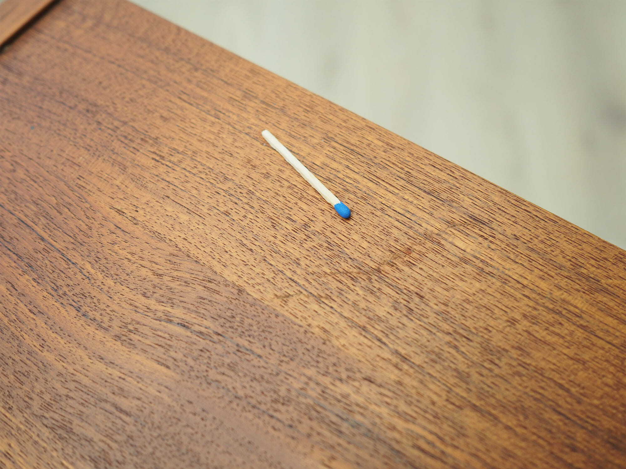 Vintage Bücherregal Teakholz Braun 1970er Jahre 6