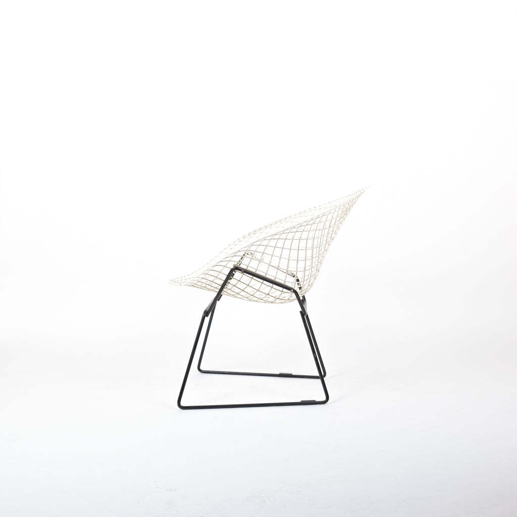 Bertoia Diamond Chair Stahl Weiß 2