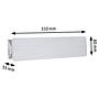 Katla Wandleuchte Aluminium Silber 4