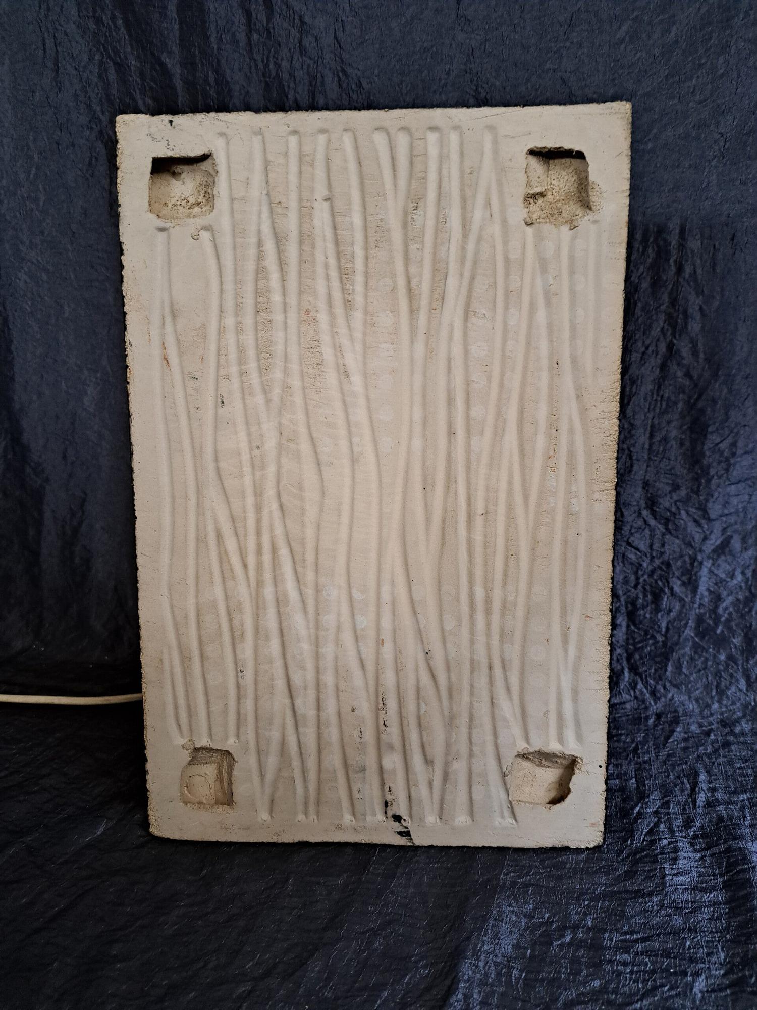 Vintage Wandfliese Keramik Mehrfarbig 3