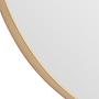 Helen Oval Wall Mirror Gold 1