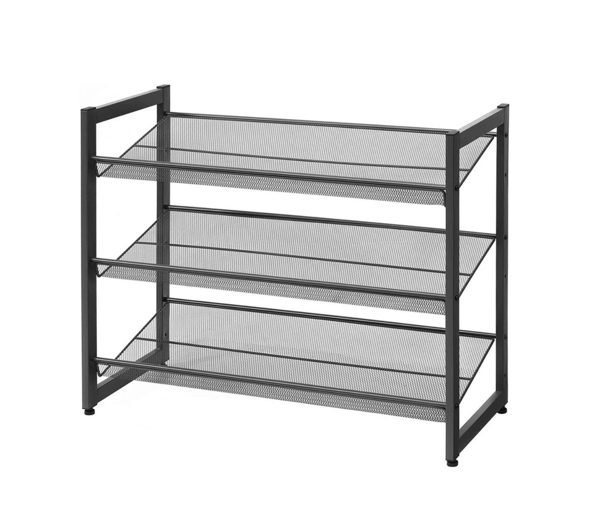 Regal Stahl pulverbeschichtet Schwarz 1