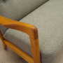 Vintage Sofa Beech wood Textile Grey 1960s 6
