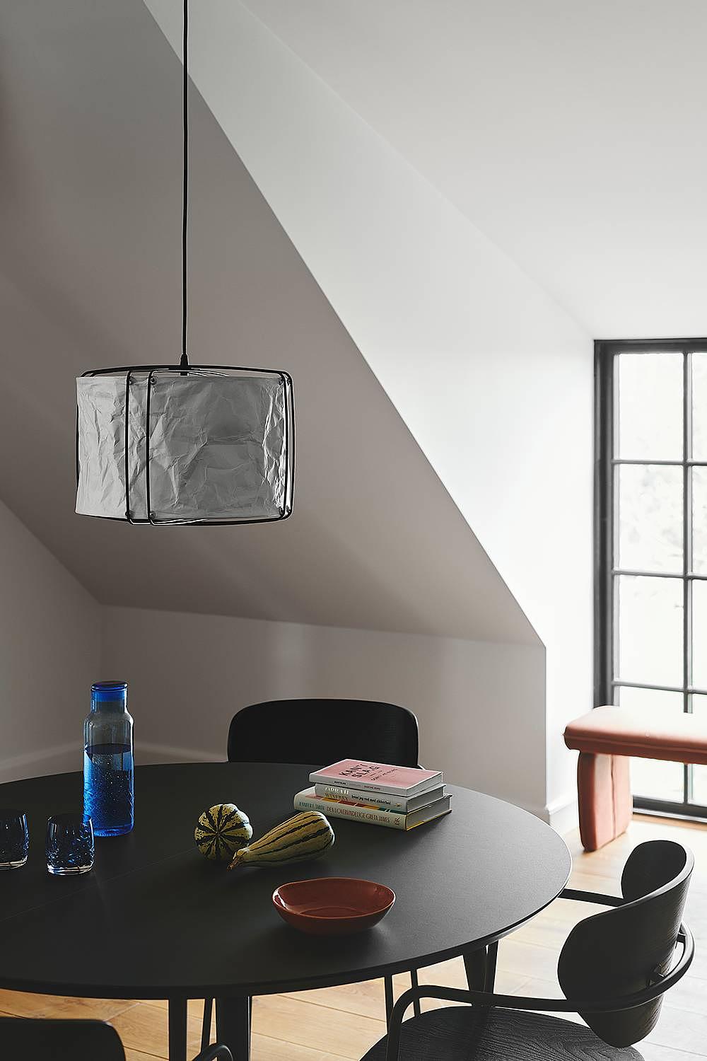 Pendelleuchte Cardine Polyethylen Weiß Schwarz 2
