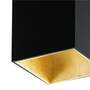 LED Deckenleuchte Polasso Schwarz Gold 1