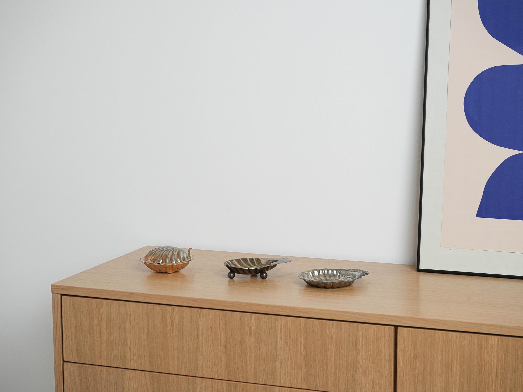 Metallplatte Silber 6