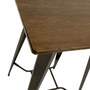 Bartisch Bambus Massivholz Braun 2