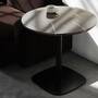 Form Café-Tisch Stein Metall Beige 1