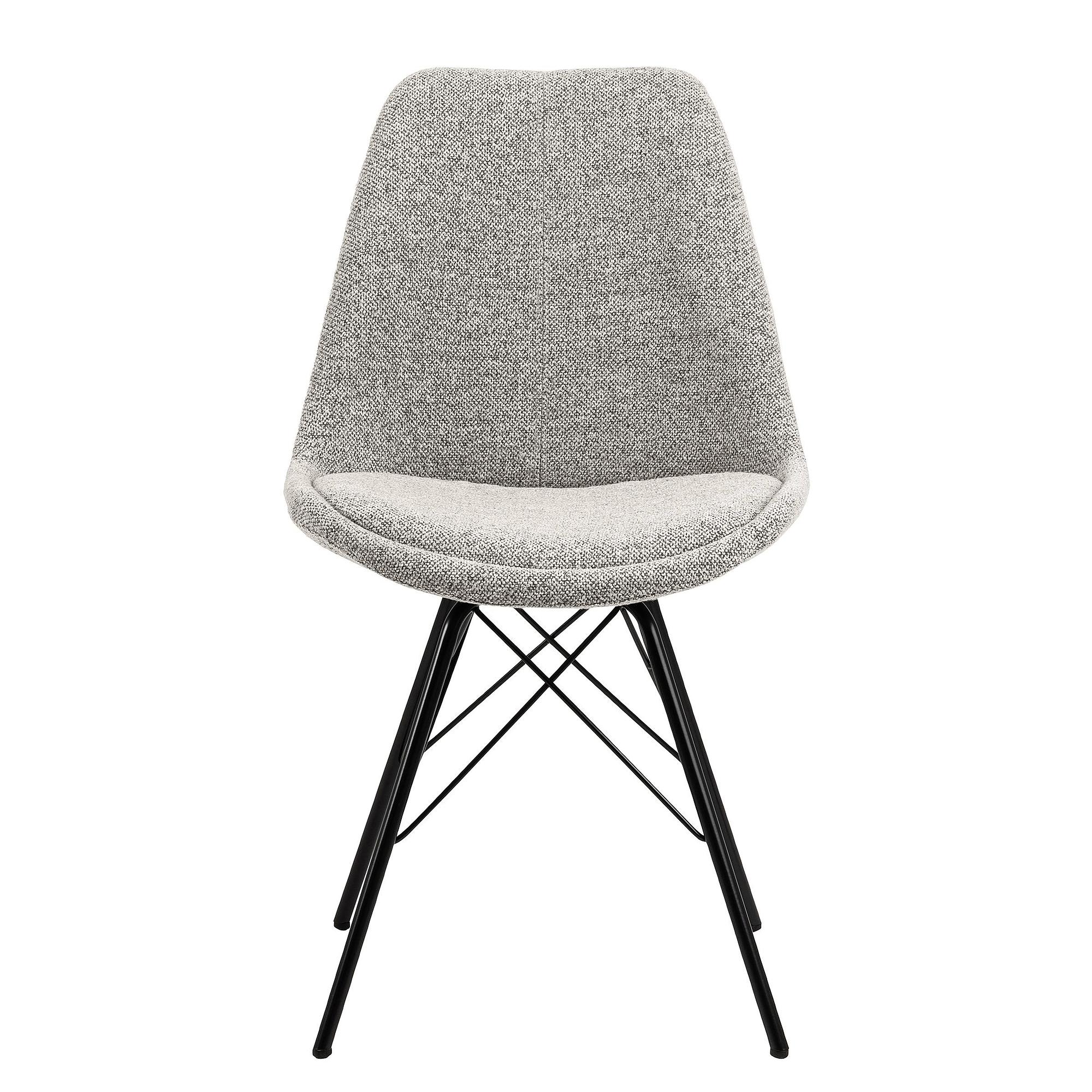 2x Bonito Stuhl Bouclé Grau 3