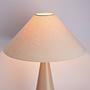 Table lamp NEXO metal textile cream 4
