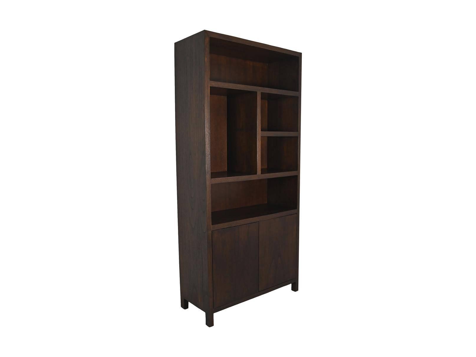 Wandregal Teakholzfurnier Braun 1