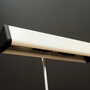 Vintage table lamp metal plastic white 1960s 3