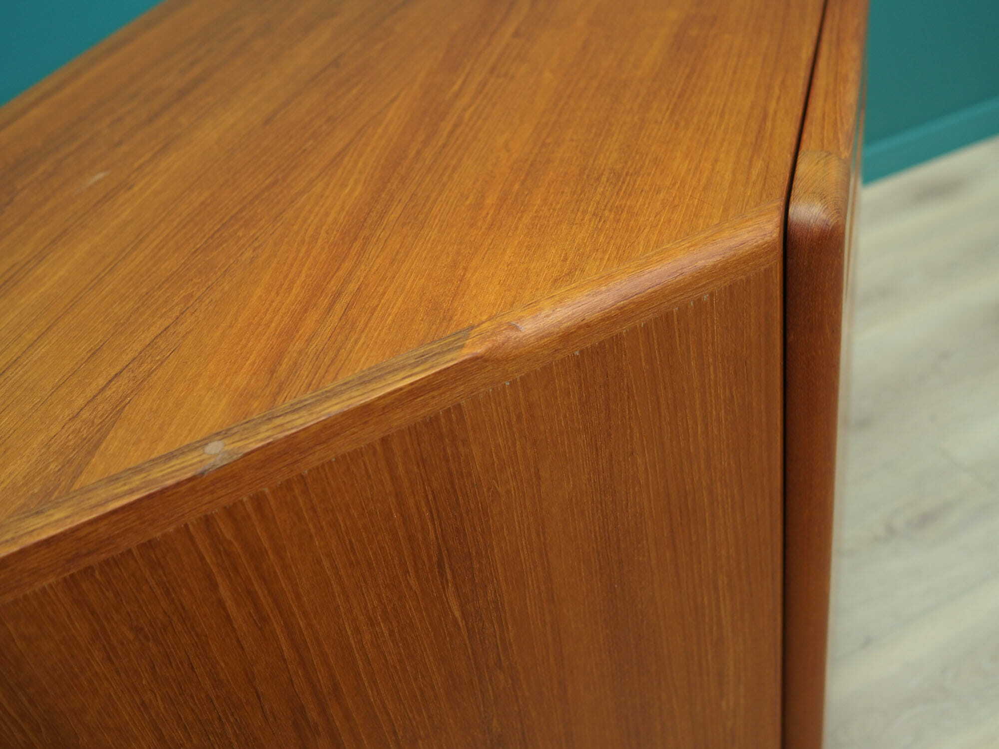 Vintage Schrank Teakholz Braun 1970er Jahre 9