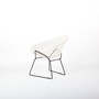 Bertoia Diamond Chair Stahl Weiß 3