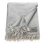 Plaid Tebas Webstoff Hellgrau 4