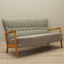 Vintage Sofa Buchenholz Textil Grau 1960er Jahre 2