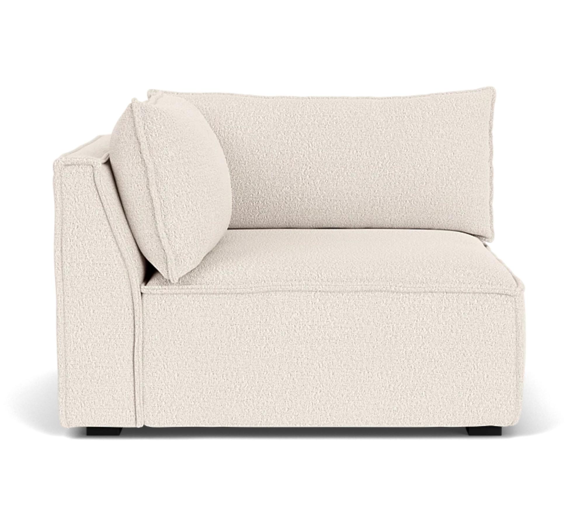 Daphne 1-Sitzer Eckmodul Links Maya Cream 1