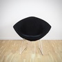 Bertoia Diamond Chair Stahl in Vollpolster 4