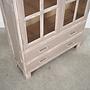 Display cabinet Oak 1980s 7
