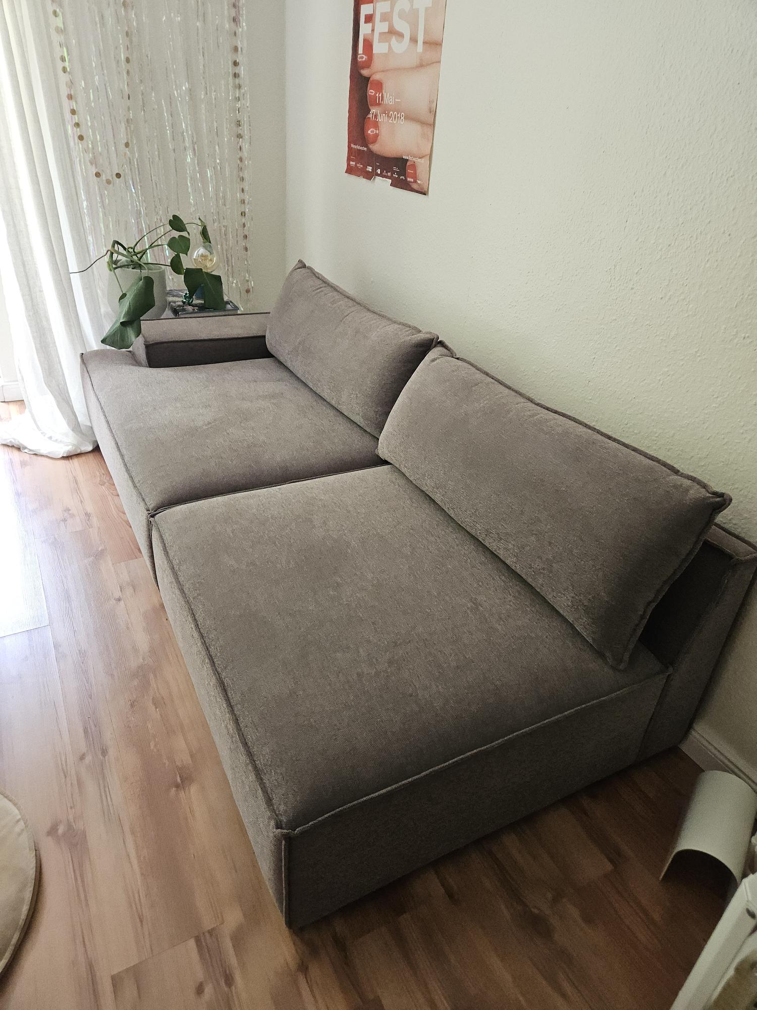 Daphne 2-Sitzer Sofa Impression Greige 1