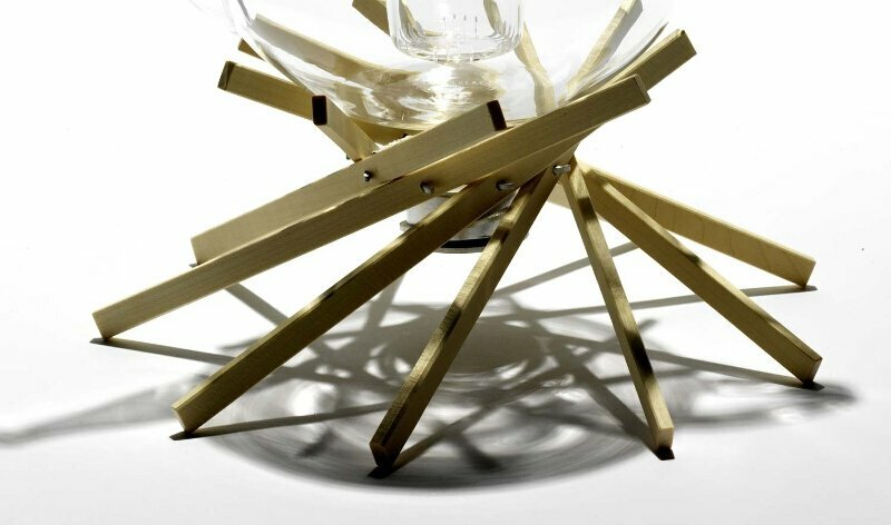 Stövchen keep'ot! Teewärmer Holz Metall Beige 1