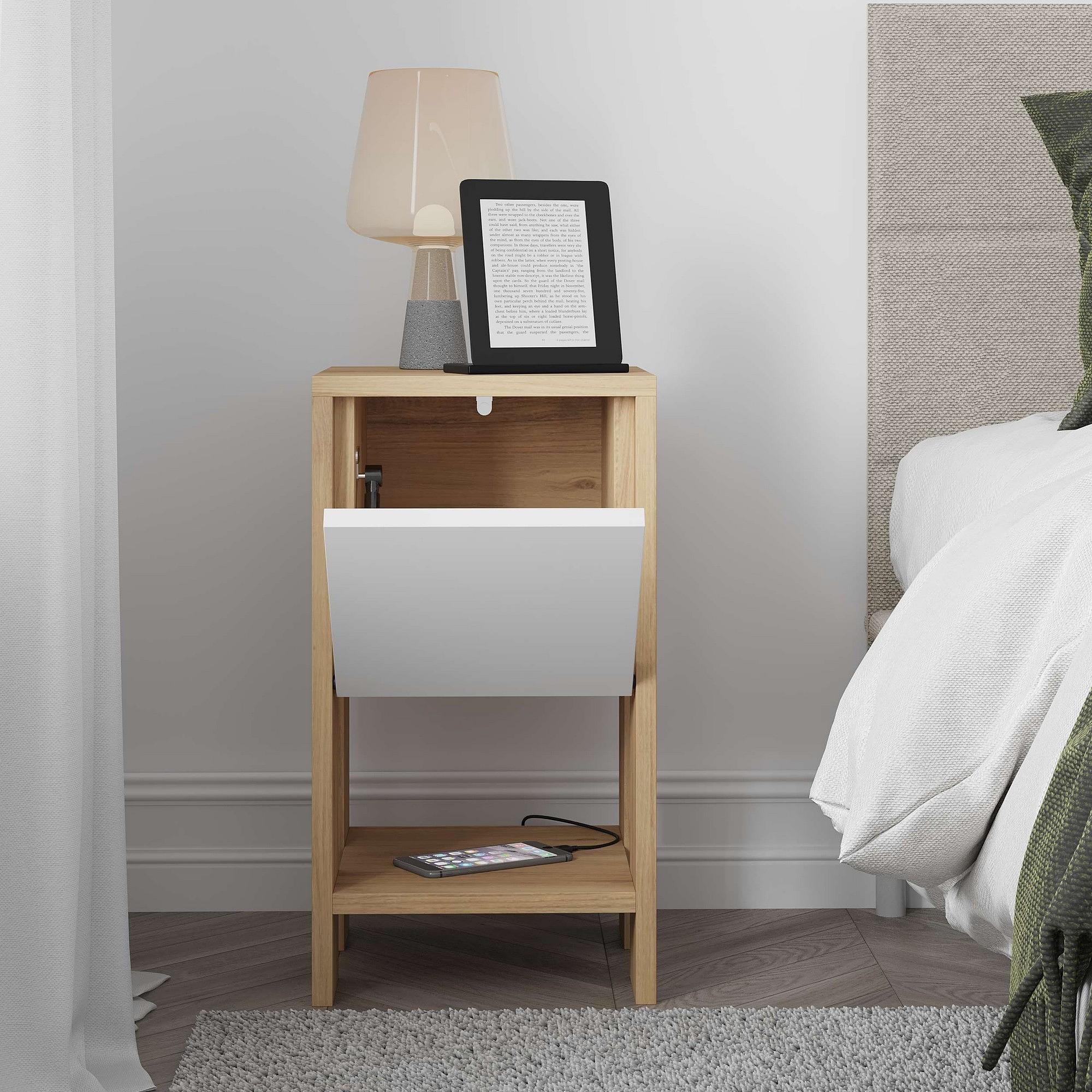 Ema Nightstand White 2