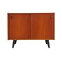 Vintage cabinet Teak wood brown 1970s 0