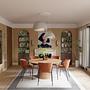 2-Flammig Wabi Sabi Plasterglows Pendelleuchte Beton Grau 3