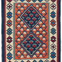 Kilim Senneh Teppich Braun 0