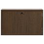 Wall-mounted Shoe Cabinet Edmo Dark Oak 3