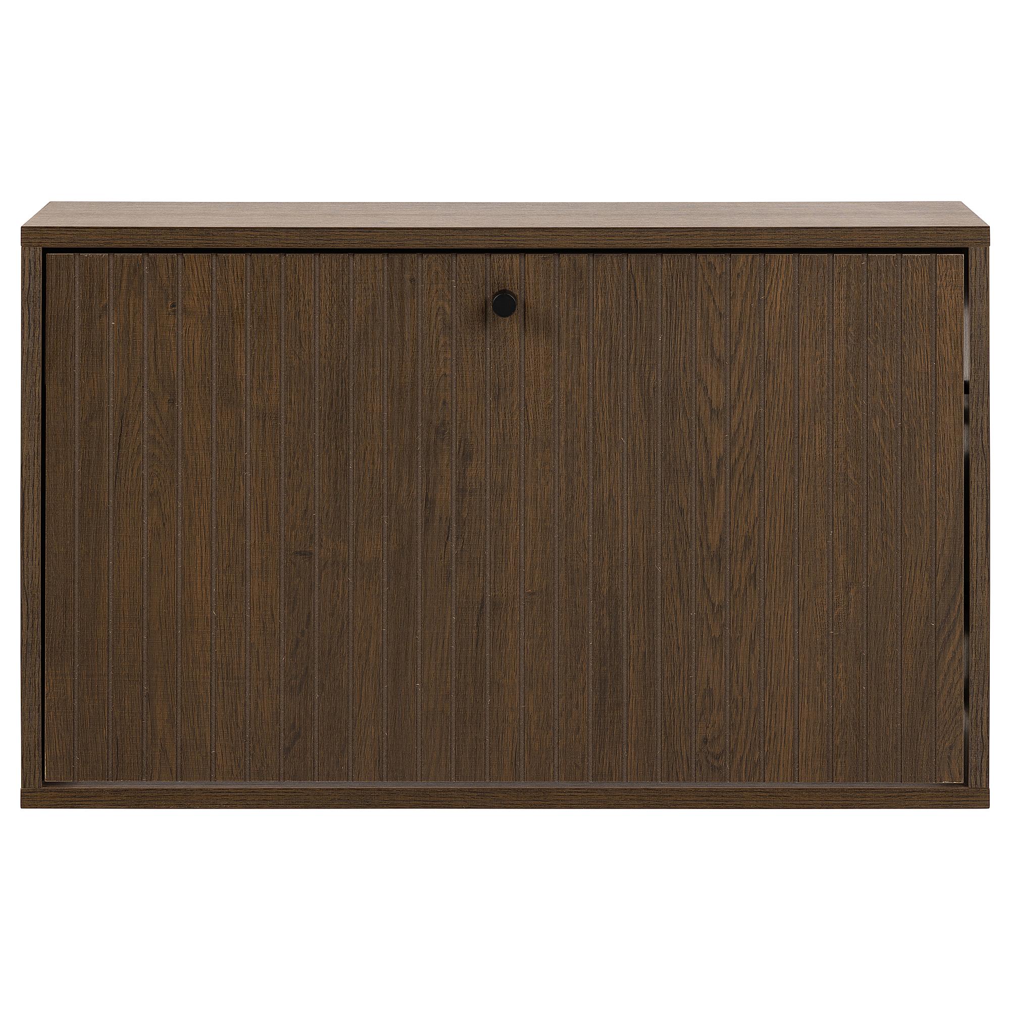 Wall-mounted Shoe Cabinet Edmo Dark Oak 3