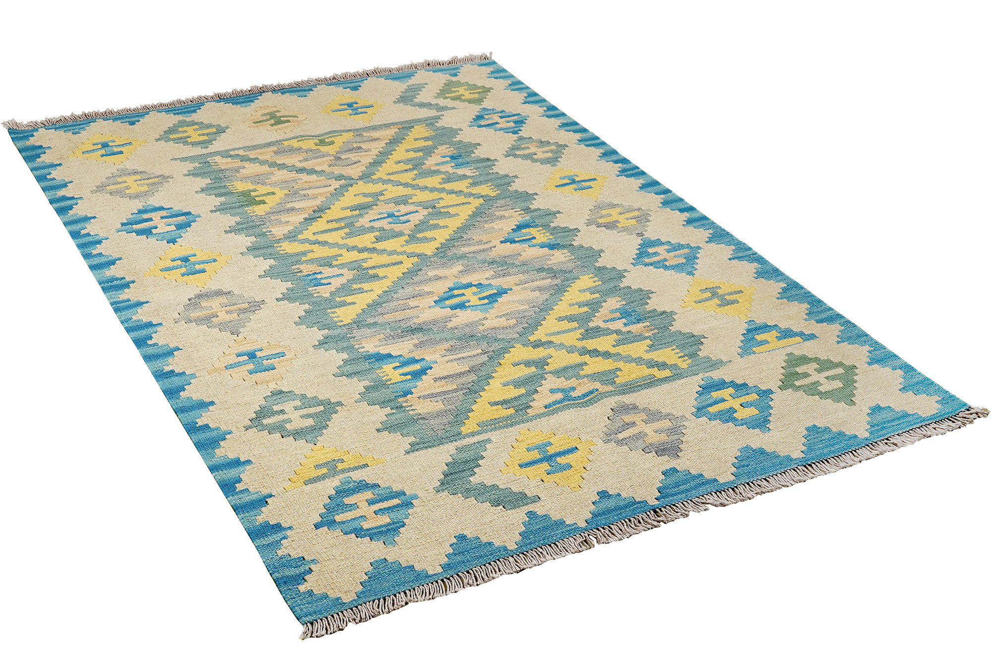 Kilim Gashgai Teppich Mehrfarbig 2