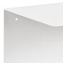 2x Wall shelf Targon Metal White 2