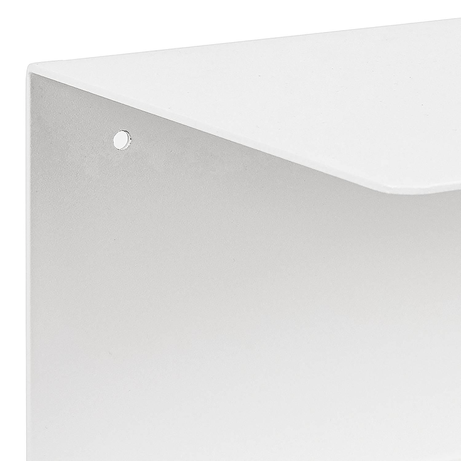 2x Wall shelf Targon Metal White 2