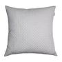 Square Kissenbezug Polyester Lichtgrau 0