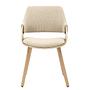 2x Armlehnenstuhl RIFFLES Beige 1
