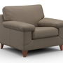 Diego Sessel Leder Grau 1