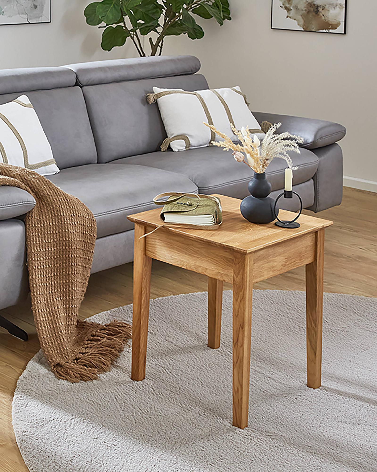 Montana Massiver Beistelltisch 8 Eiche 2