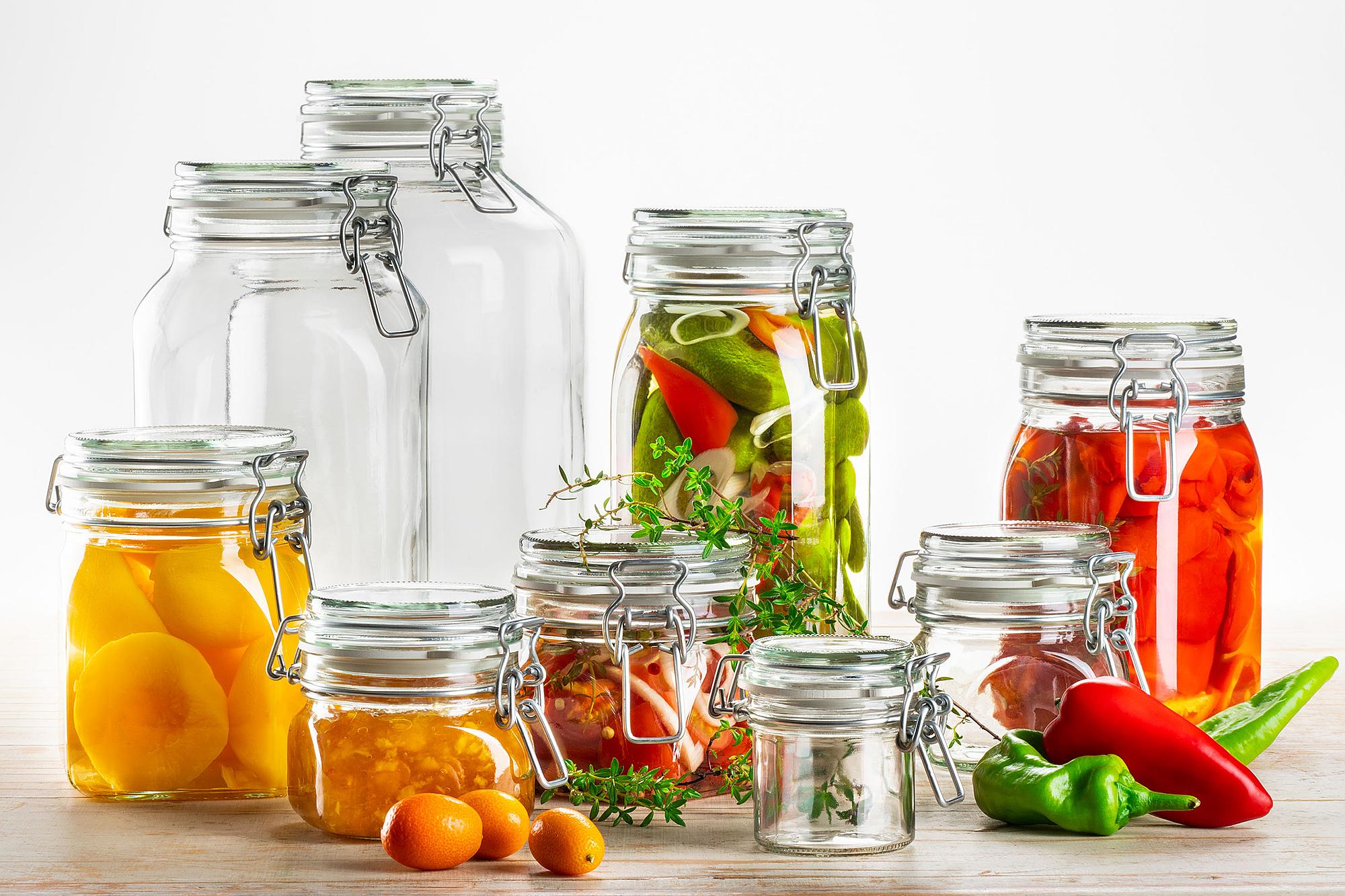 Yotki Einmachglas 6er-Set Klarglas Transparent 2