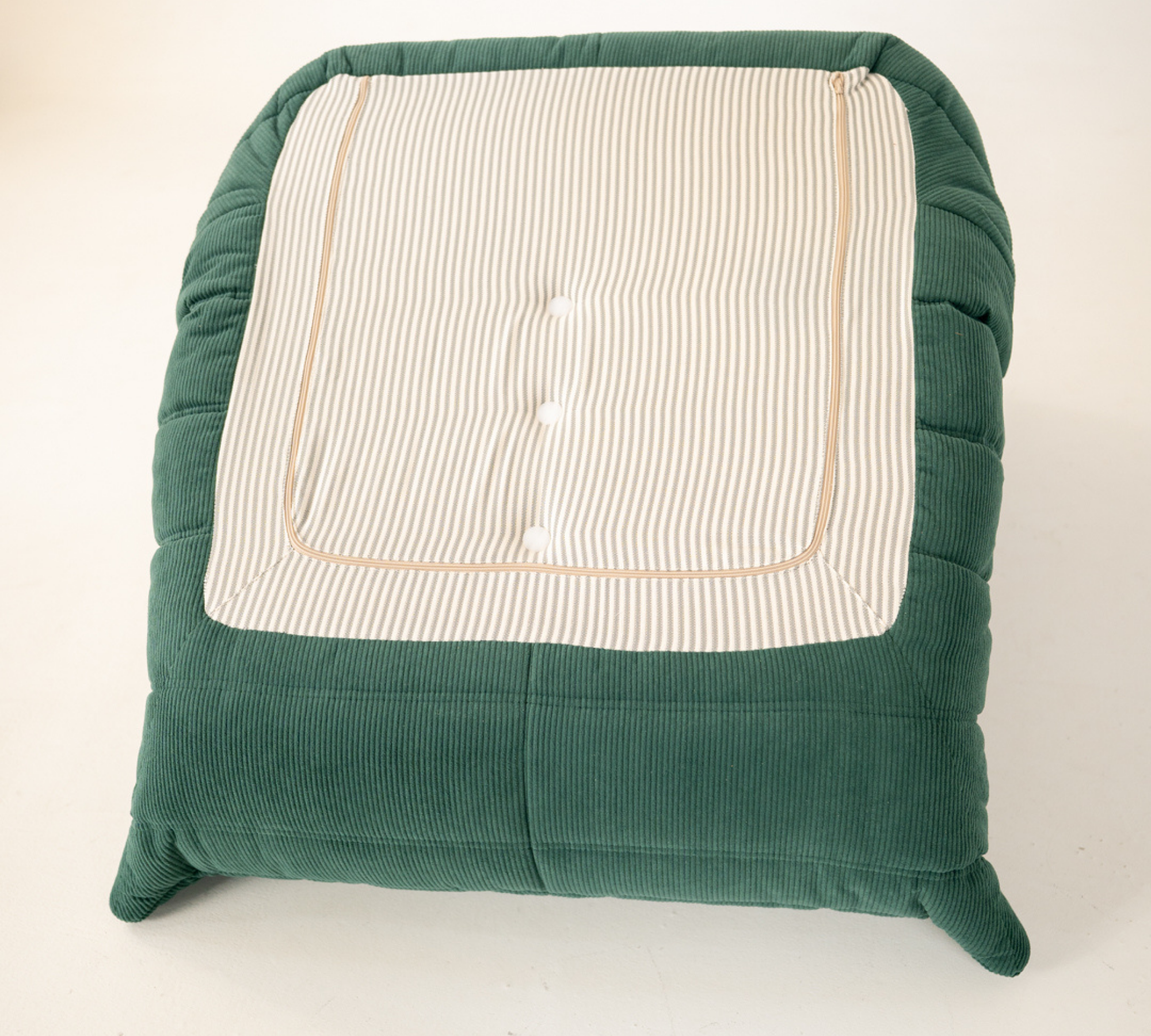 Togo Sessel und Ottoman Set Cord Tannengrün 4