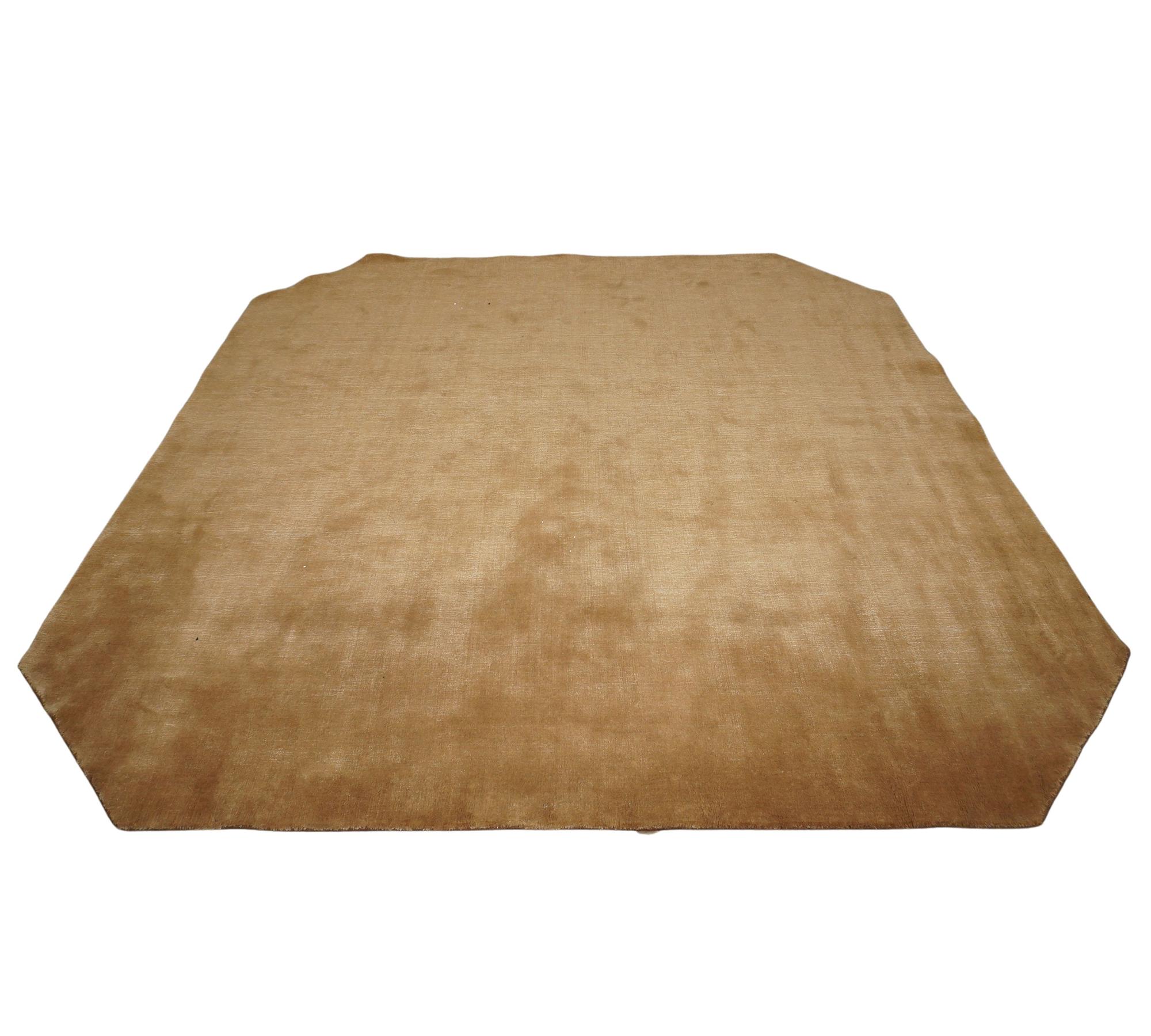 The Moor AP5 Teppich Wolle Brown Gold 1