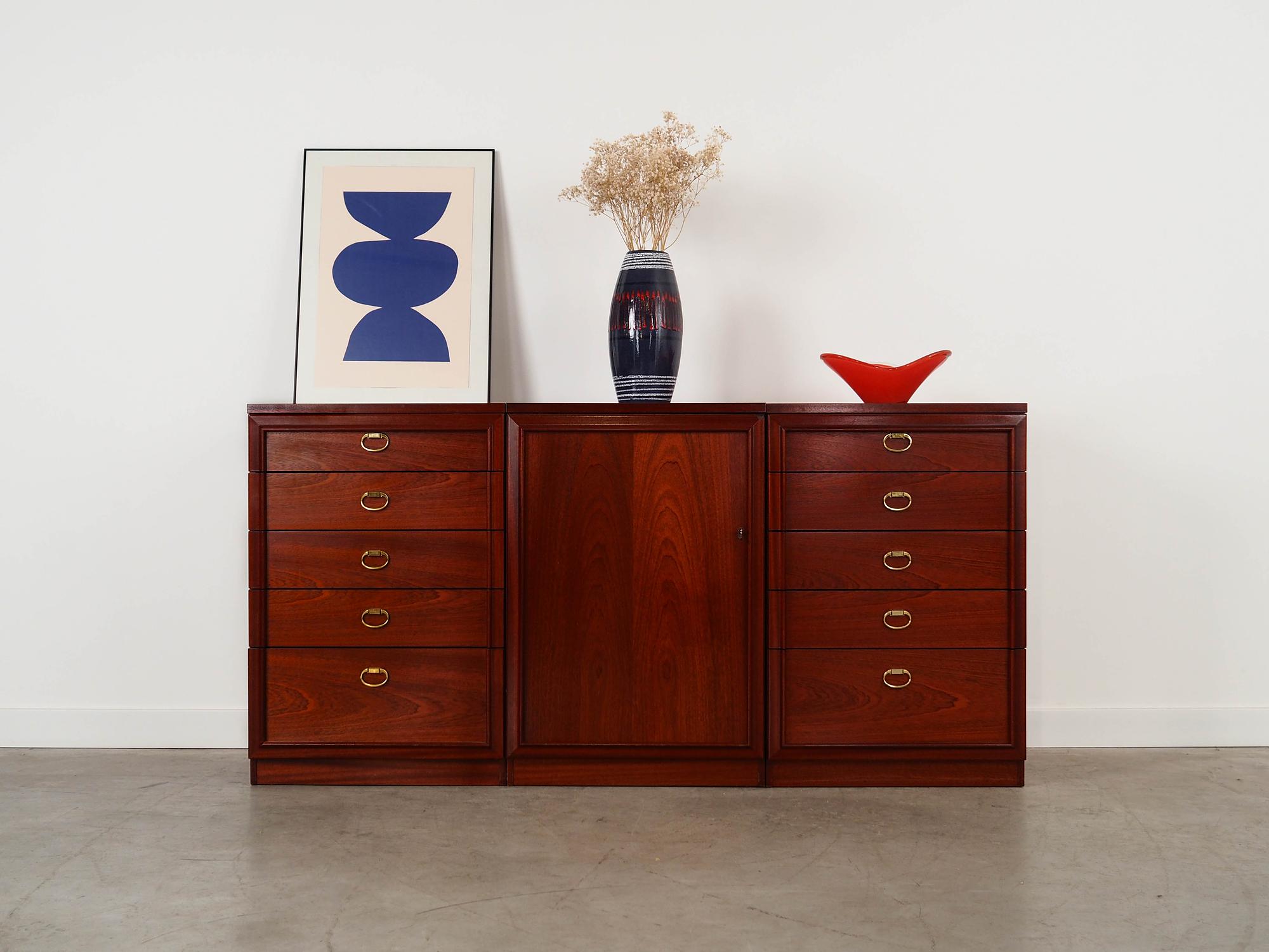 Mahogany cabinet 1980s 8