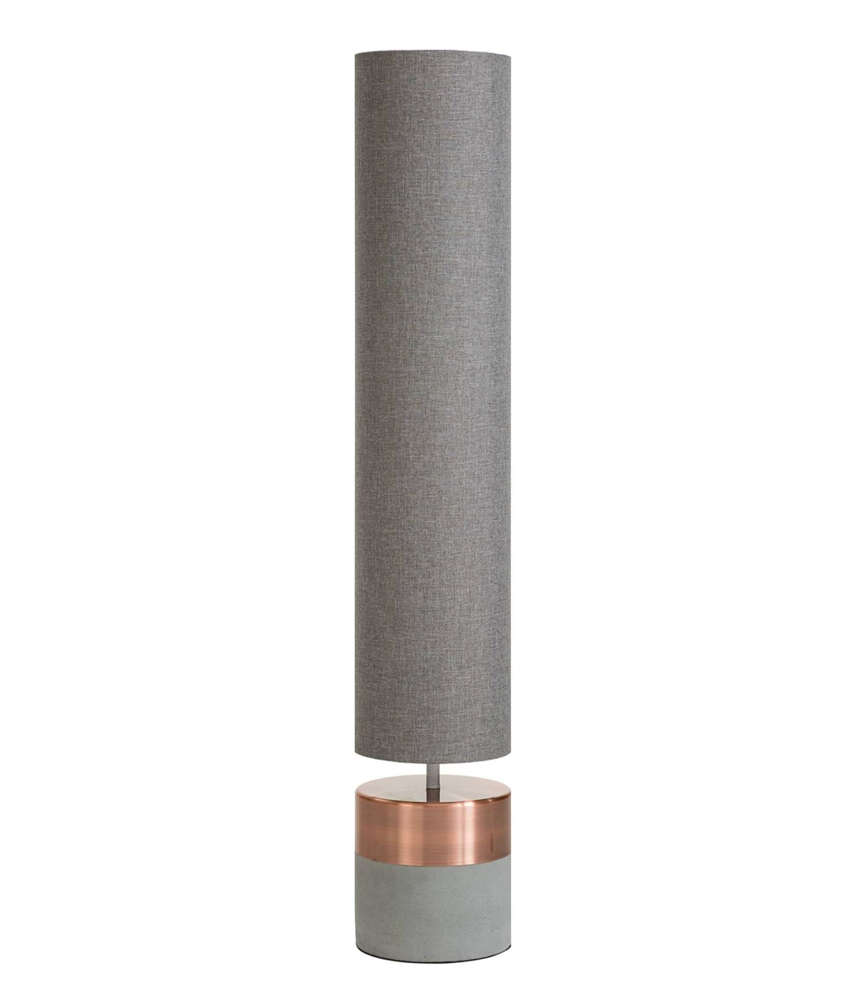 Stehlampe 1-flammig Metall Baumwolle 0