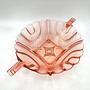 Vintage Art Deco Essex Schale Glas Rosa 1930er Jahre 2