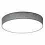 LED Ceiling light 1-flame Mixed fabric Metal Gray 0